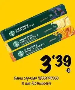 Cash Fresh Nespresso - gama capsulas nesspresso oferta