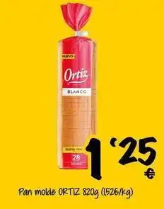 Cash Fresh Ortiz - pan molde oferta