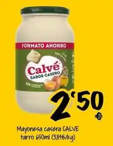 Cash Fresh Calvé - mayonesa casera tarro oferta