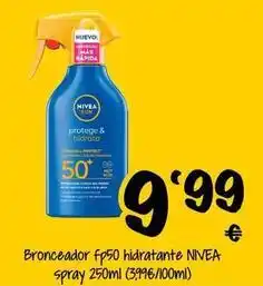 Cash Fresh Nivea - bronceador fp50 hidratante spray oferta