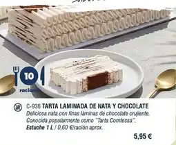 Abordo Comtessa - tarta laminada de nata y chocolate oferta