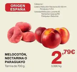 Supercor Origen - melocoton, nectarina o paraguayo oferta