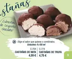 Abordo As - castanas de trufa oferta