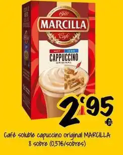 Cash Fresh Marcilla - café soluble capuccino original oferta