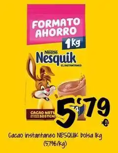 Cash Fresh Nestlé - cacao instantaneo nesquik oferta