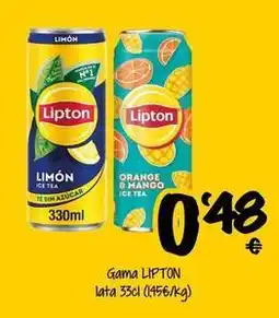 Cash Fresh Lipton - gama oferta