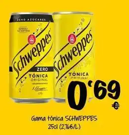 Cash Fresh Schweppes - gama tónica oferta