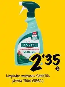 Cash Fresh Sanytol - limpiador multiusos pistola oferta