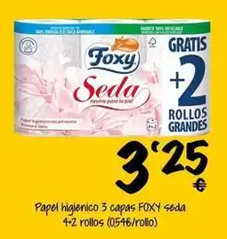 Cash Fresh Foxy - papel higienico 3 capas oferta