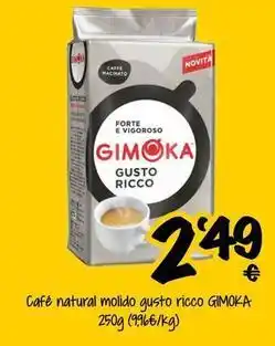 Cash Fresh Gimoka - café natural molido gusto ricco oferta