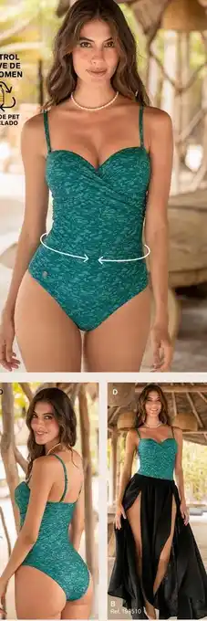 Bañador sin tirantes eco