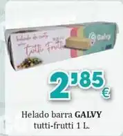 Congelados Copos Helado barra tutti-frutti oferta