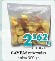 Congelados Copos Rebozadas bolsa oferta