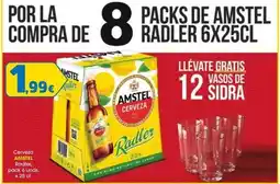 TOP Cash & Carry Amstel - 8 packs de radler oferta