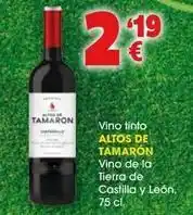 TOP Cash & Carry Altos de tamarón - vino tinto oferta