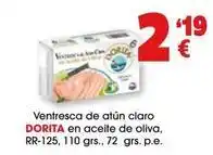 TOP Cash & Carry Dorita - ventresca de atun claro en aceite de oliva, rr-125 oferta