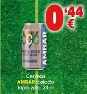 TOP Cash & Carry Ambar - cerveza tostada triple zero oferta