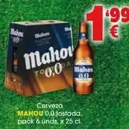 TOP Cash & Carry Mahou - cerveza 0,0 tostada oferta