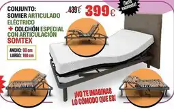 Hipo Gegant Somier articulado eléctrico + colchon especial con articulacion oferta