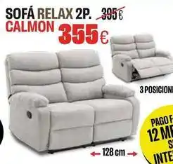 Hipo Gegant Relax - sofá 2p. calmon oferta