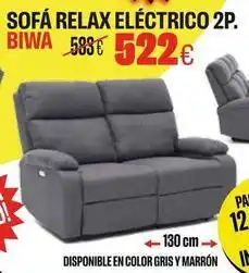 Hipo Gegant Relax - sofá eléctrico 2p. biwa oferta