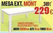 Hipo Gegant Blanco - mesa ext.mont oferta