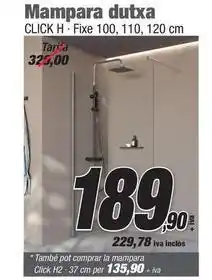 Ferrolan Mampara dutxa oferta