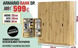 Hipo Gegant Blanco - armario rank 5p oferta