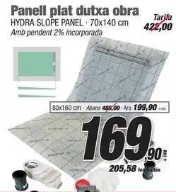 Ferrolan Ara - panell plat dutxa obra oferta