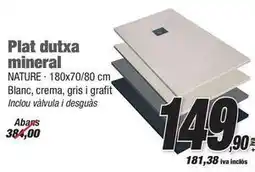 Ferrolan Natur - plat dutxa mineral oferta