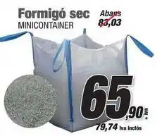 Ferrolan Formigo sec oferta