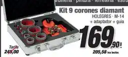 Ferrolan Guia - kit 9 corones diamant oferta