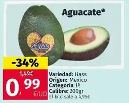 Maskom Supermercados Origen - aguacate oferta