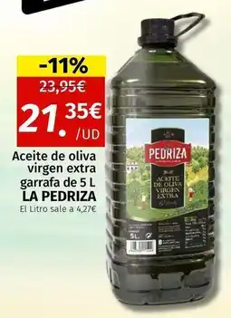 Maskom Supermercados La pedriza - aceite de oliva virgen extra garrafa de 5l oferta