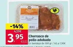 Maskom Supermercados Churrasco de pollo adobado oferta