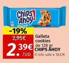 Maskom Supermercados Chips ahoy - galleta cookies oferta
