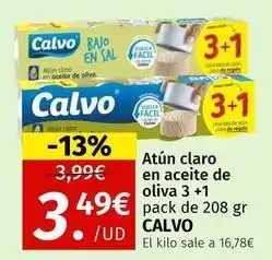 Maskom Supermercados Calvo - atun claro en aceite de oliva oferta