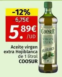 Maskom Supermercados Coosur - aceite virgen extra hojiblanca oferta