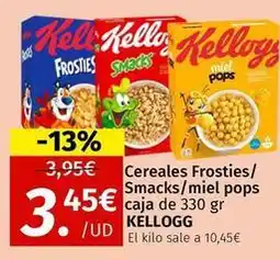 Maskom Supermercados Kellogg's - cereales frosties oferta