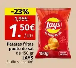 Maskom Supermercados Lay's - patatas fritas punto de sal oferta