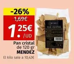Maskom Supermercados Menendez - pan cristal oferta