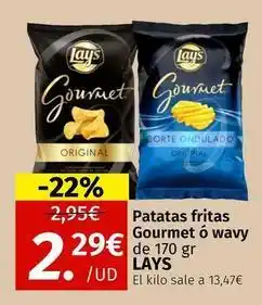 Maskom Supermercados Lay's - patatas fritas gourmet o navy oferta