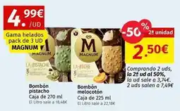 Maskom Supermercados Magnum - bombon pistacho caja oferta