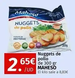 Maskom Supermercados Maheso - nuggets de pollo oferta