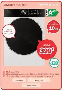 Mi electro Hoover - lavadora hsw410bl10uhs oferta