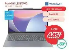 Mi electro Lenovo - portátil slim3 15ian8 oferta