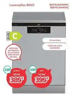 Mi electro Beko - lavavajillas oferta