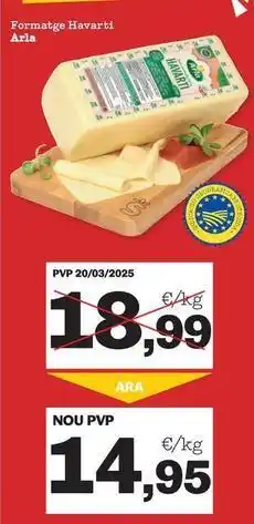 Sorli Havarti - formaggie aaa oferta