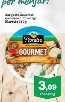 Sorli Florette - barqueta gourmet amb nous i formatge oferta