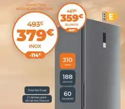 Pascual Martí Teka - combi nfl345cwh/nfl345c oferta
